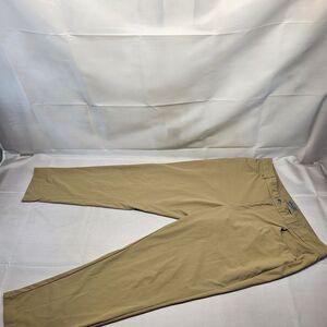 VRST Limitless Pants Mens 38x32 Brown Stretch Fabric‎ Tapered Leg Chino Pants